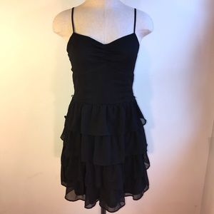 NWT Black Ruffle Dress